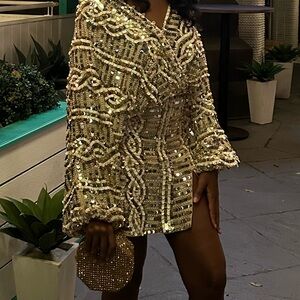 Stylish kimono mini dress